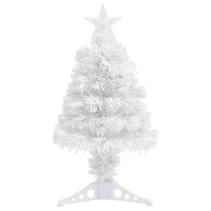 vidaXL Artificial Christmas Tree | White | PVC | Small | Decorative Inlays