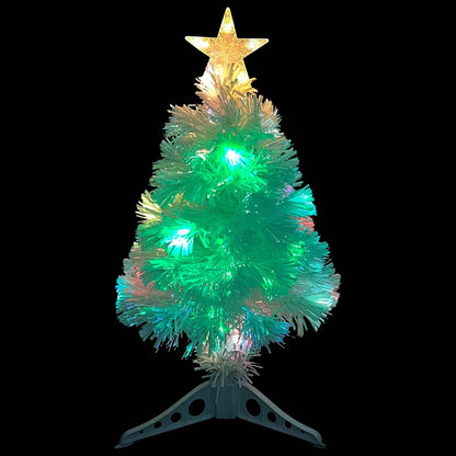 vidaXL Artificial Christmas Tree | White | PVC | Small | Decorative Inlays