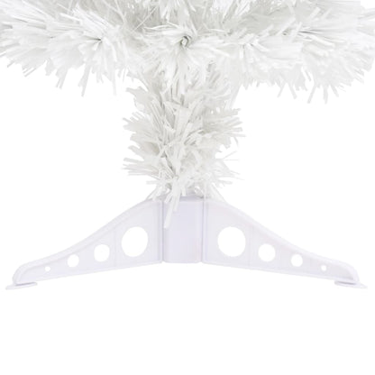 vidaXL Artificial Christmas Tree | White | PVC | Small | Decorative Inlays
