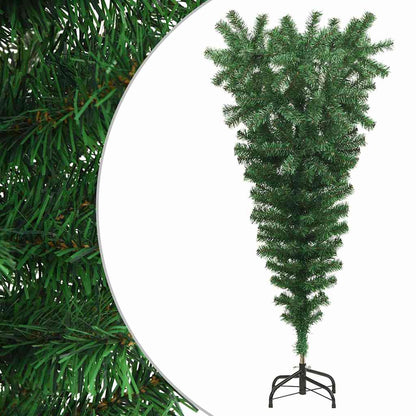 vidaXL Christmas trees PVC, Steel Green