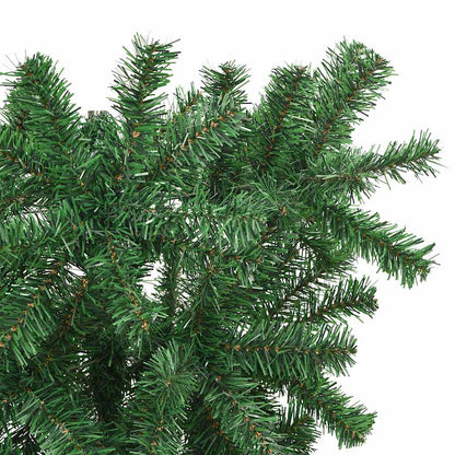 vidaXL Christmas trees PVC, Steel Green