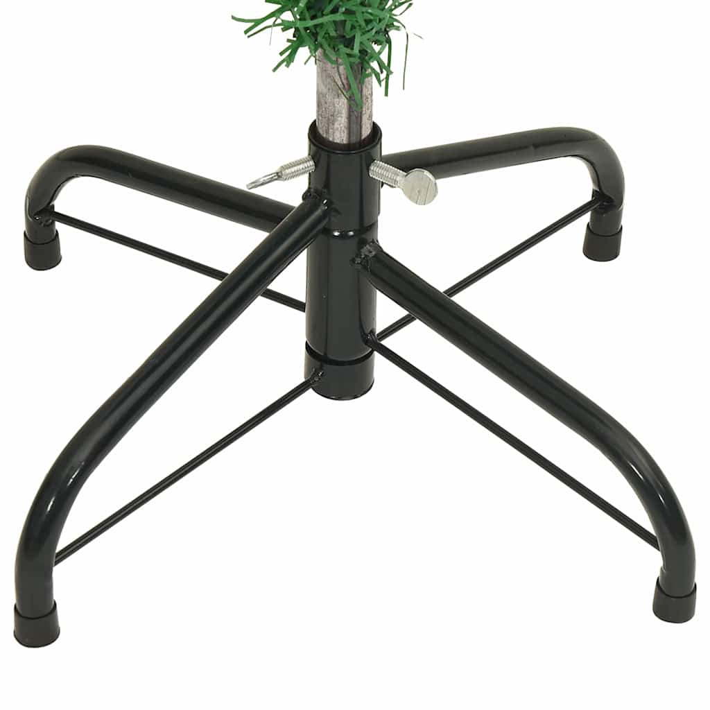 vidaXL Christmas trees PVC, Steel Green