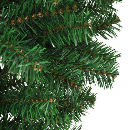 329174 vidaXL Upside-down Artificial Christmas Tree with Stand Green 180 cm
