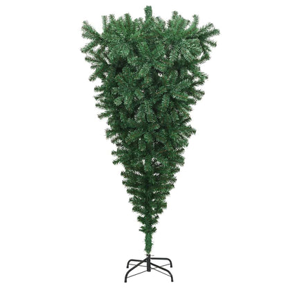 vidaXL Christmas trees PVC, Steel Green