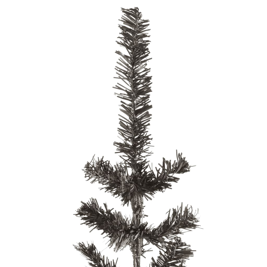 vidaXL Christmas Tree | Black | PVC, steel | 240 cm | Christmas Tree