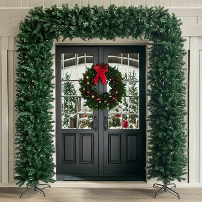 vidaXL Christmas Tree Arch Green 240 cm