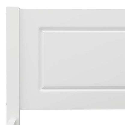 vidaXL Bed Frame without Mattress Solid Pinewood White 90x200 cm