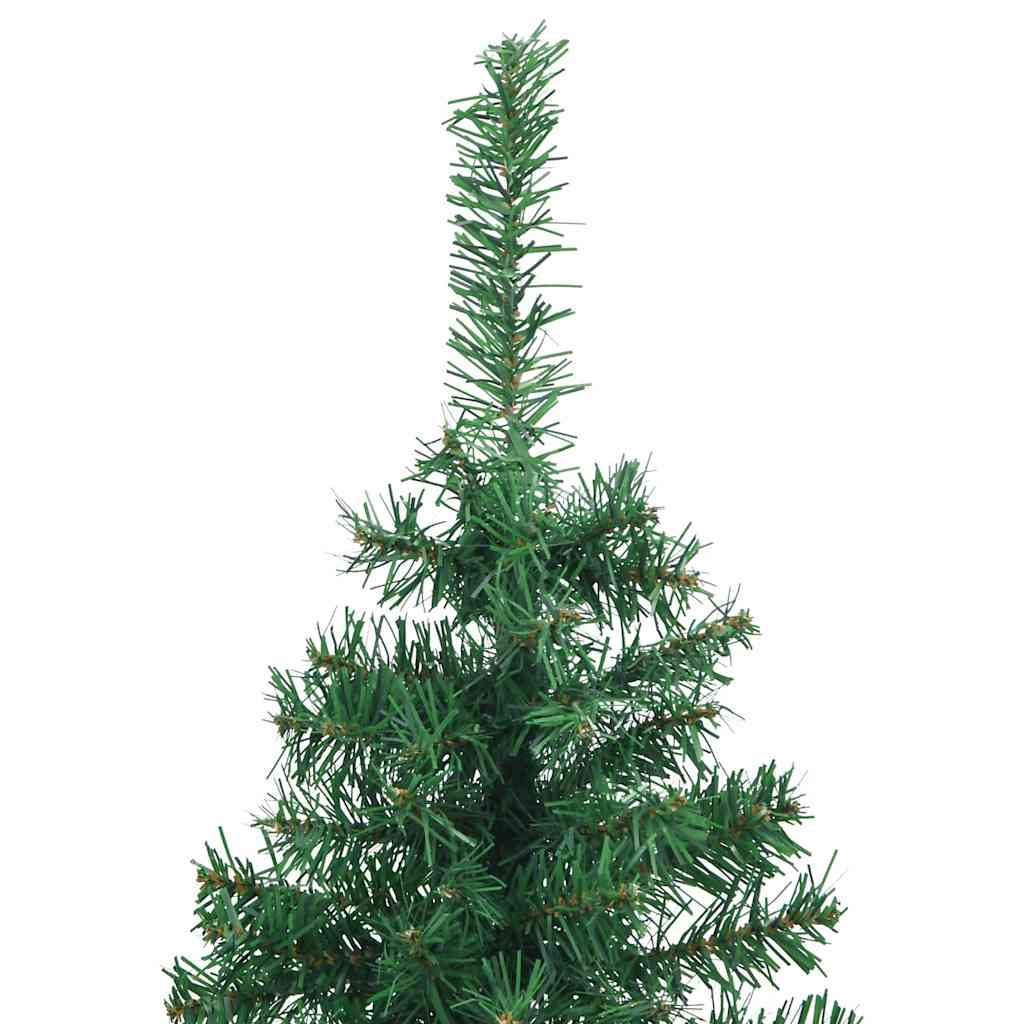 vidaXL Artificial Christmas trees PVC, Steel Green