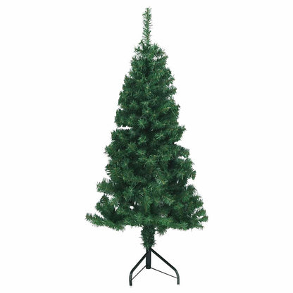 329163 vidaXL Corner Artificial Christmas Tree Green 150 cm PVC
