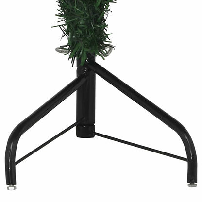 329163 vidaXL Corner Artificial Christmas Tree Green 150 cm PVC