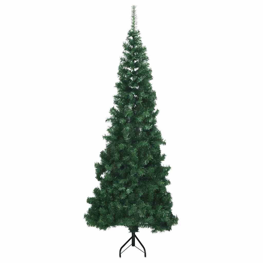 329164 vidaXL Corner Artificial Christmas Tree Green 180 cm PVC