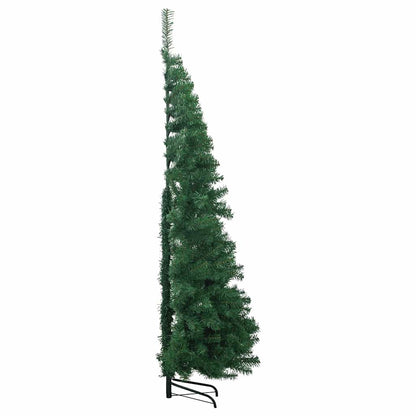 329164 vidaXL Corner Artificial Christmas Tree Green 180 cm PVC