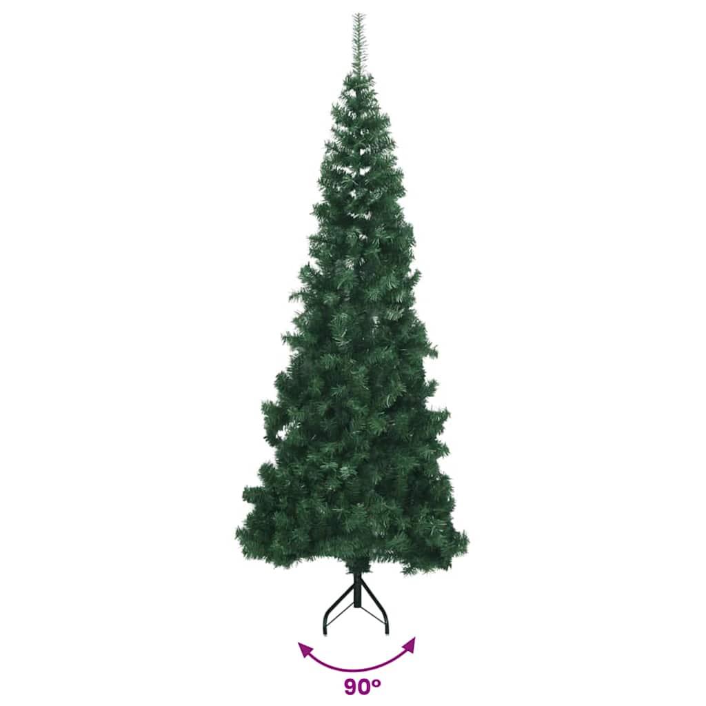329164 vidaXL Corner Artificial Christmas Tree Green 180 cm PVC