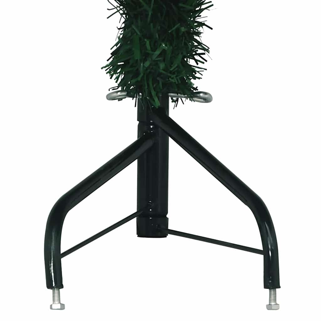 329164 vidaXL Corner Artificial Christmas Tree Green 180 cm PVC