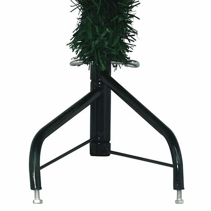 329164 vidaXL Corner Artificial Christmas Tree Green 180 cm PVC