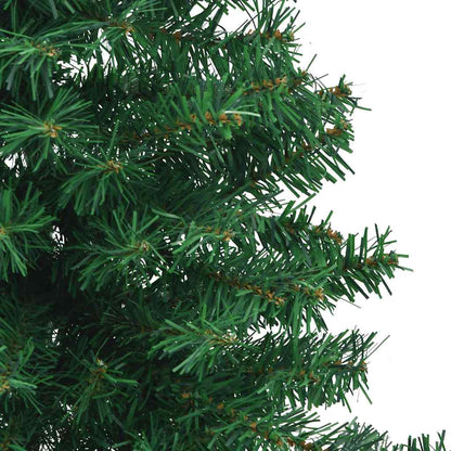 329164 vidaXL Corner Artificial Christmas Tree Green 180 cm PVC
