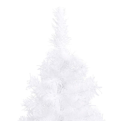 vidaXL Artificial Christmas trees PVC and Steel White