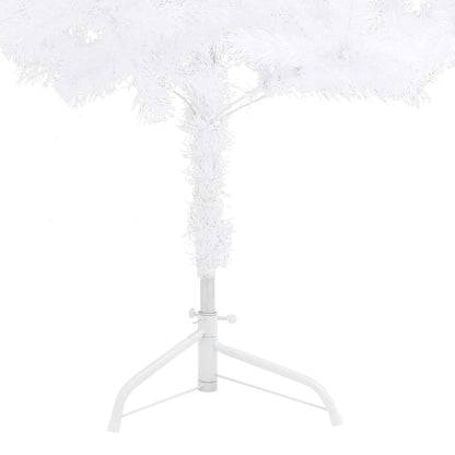 vidaXL Artificial Christmas trees PVC and Steel White