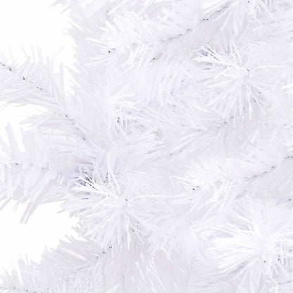 vidaXL Artificial Christmas trees PVC, Steel White