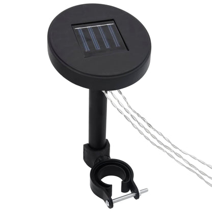 vidaXL Gazebo with Curtain&LED String Lights 3x3 m Anthracite