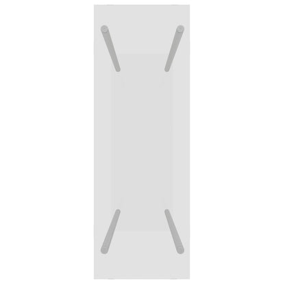 vidaXL Firewood Rack Transparent 80x35x100 cm Tempered Glass