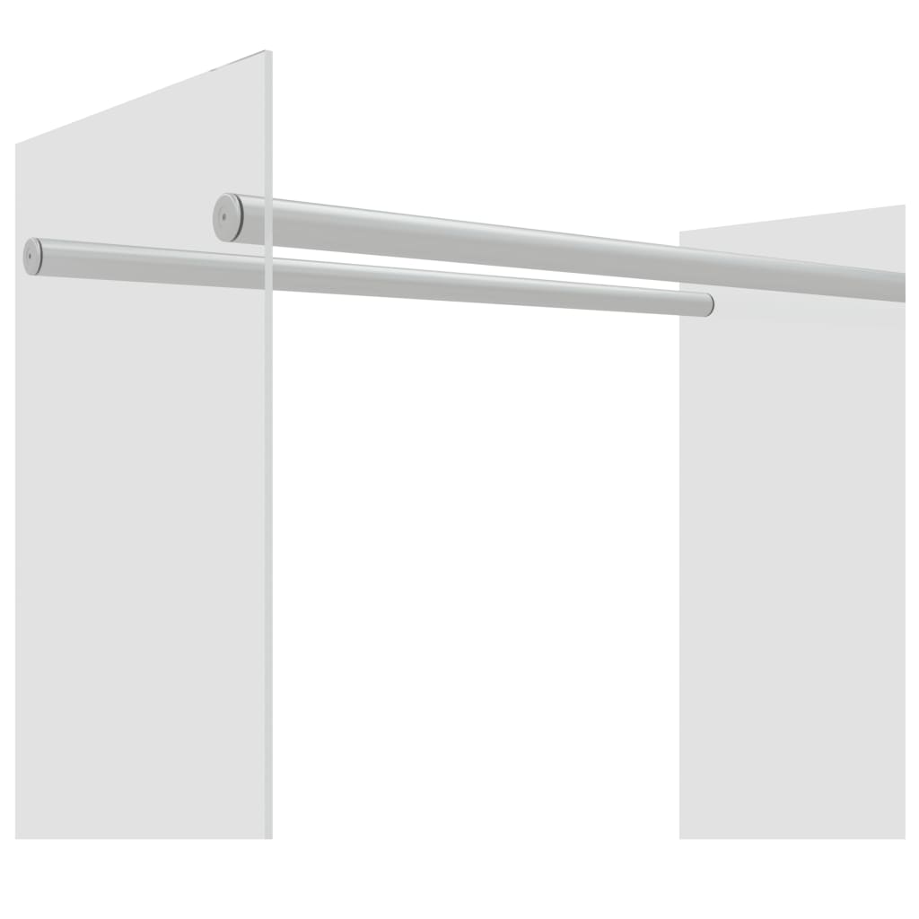 vidaXL Firewood Rack Transparent 80x35x100 cm Tempered Glass