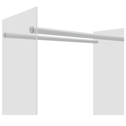 vidaXL Firewood Rack Transparent 80x35x100 cm Tempered Glass