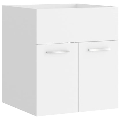 vidaXL Sink Cabinet With Basin | White | Engineered wood | Sink Cabinet