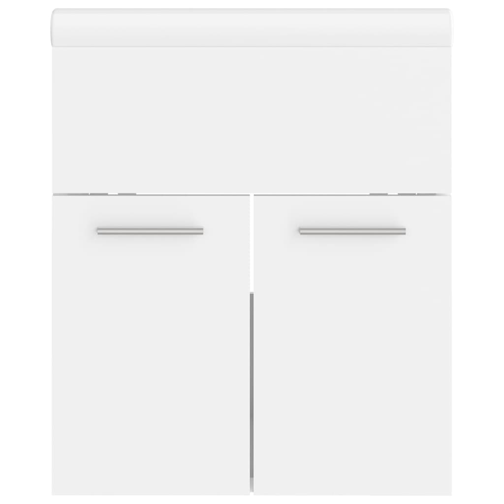 vidaXL Sink Cabinet With Basin | White | Engineered wood | Sink Cabinet