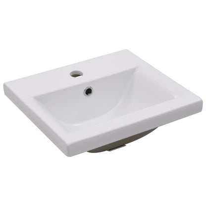 vidaXL Sink Cabinet With Basin | White | Engineered wood | Sink Cabinet