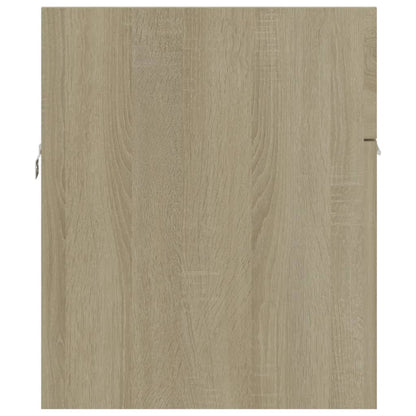vidaXL Sink Cabinet with Built-in Basin Sonoma Oak Engineered Wood