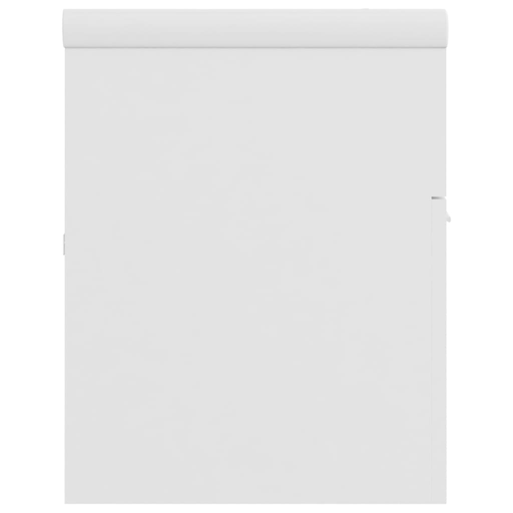 vidaXL Sink Cabinet with Built-in Basin White Engineered Wood