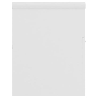 vidaXL Sink Cabinet with Built-in Basin White Engineered Wood