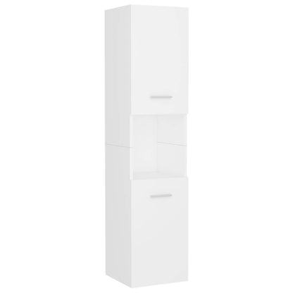 vidaXL Bathroom Furniture Set White Engineered Wood