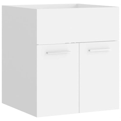 vidaXL Bathroom Furniture Set White Engineered Wood