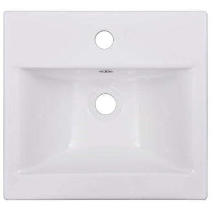 vidaXL Bathroom Furniture Set White Engineered Wood