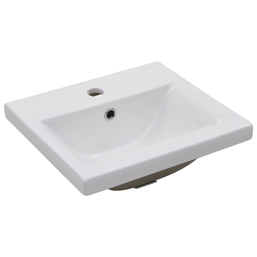 vidaXL Bathroom Furniture Set White Engineered Wood