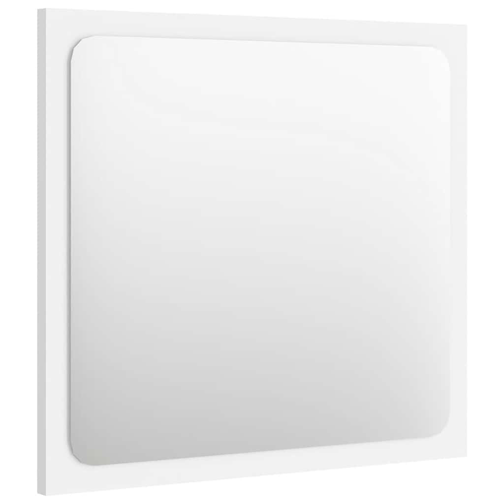 vidaXL Bathroom Furniture Set | High gloss white | Engineered wood, Ceramic