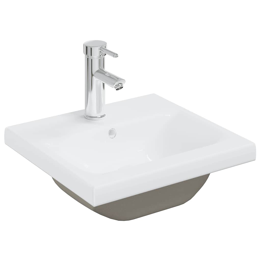 vidaXL Bathroom Furniture Set White Engineered Wood
