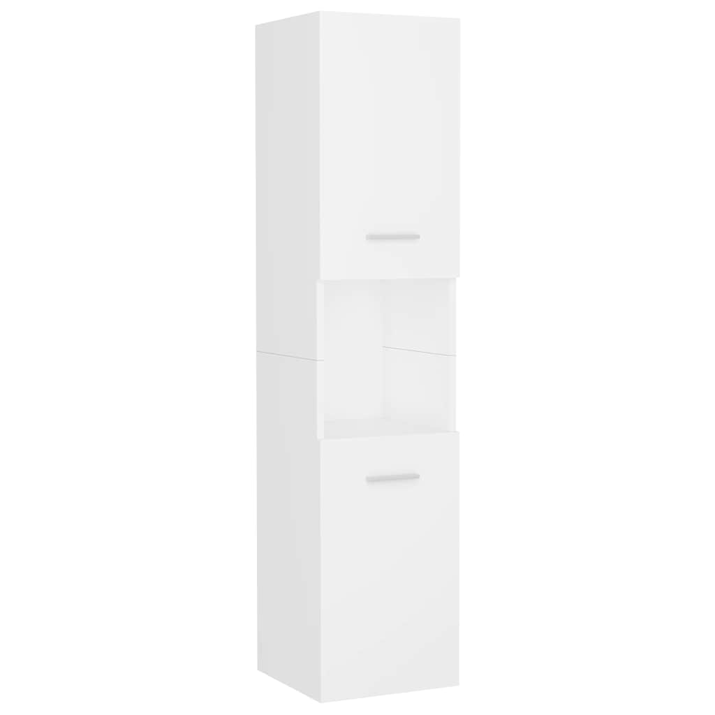 vidaXL Bathroom Furniture Set | White | Engineered wood, Ceramic, Acrylic