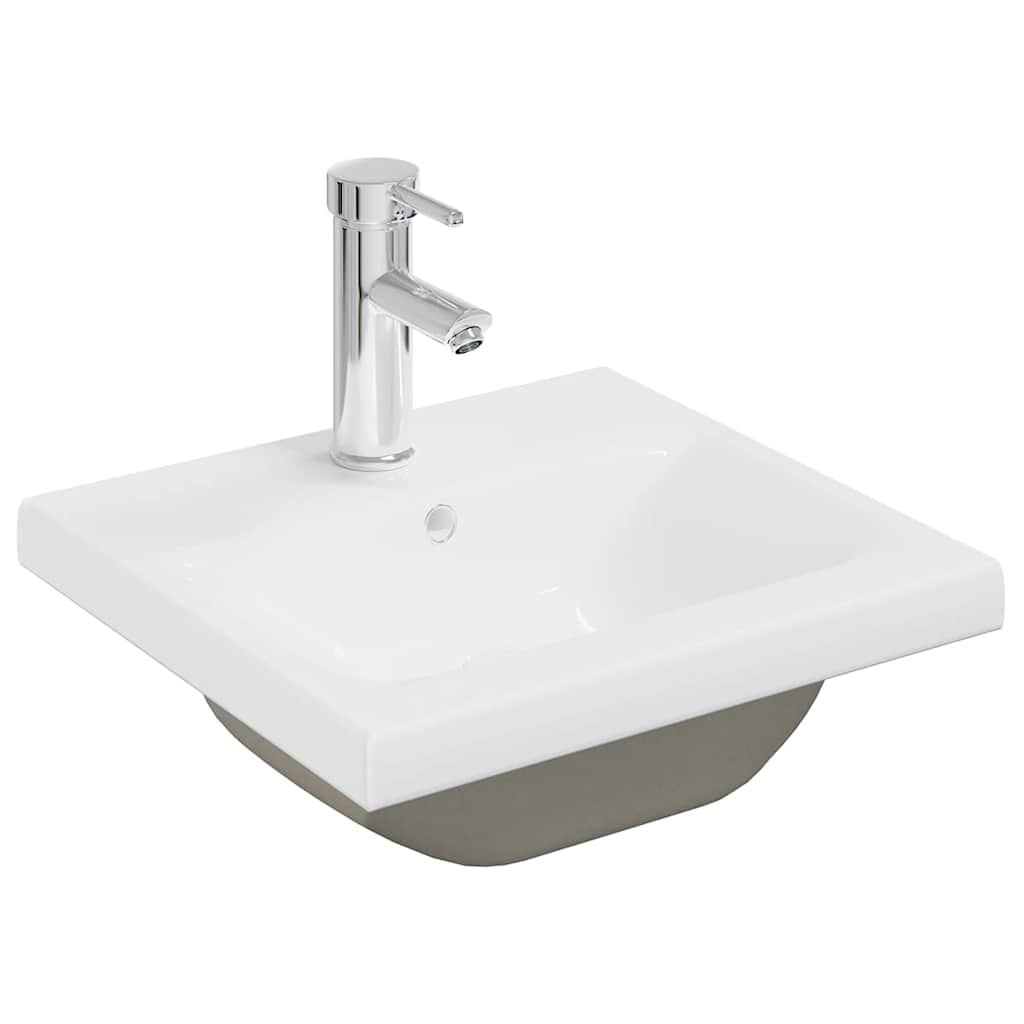 vidaXL Bathroom Furniture Set | White | Engineered wood, Ceramic, Acrylic