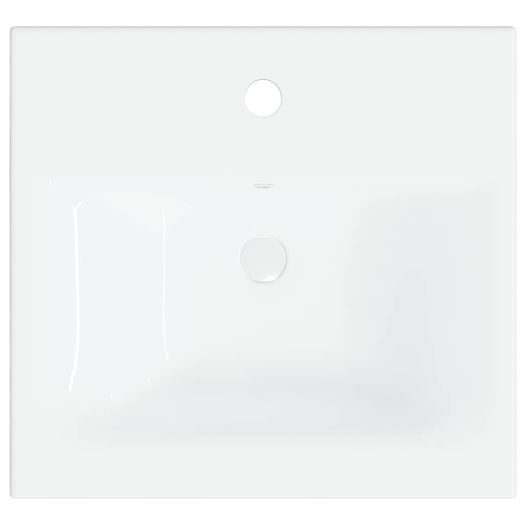 vidaXL Bathroom Furniture Set | White | Engineered wood, Ceramic, Acrylic