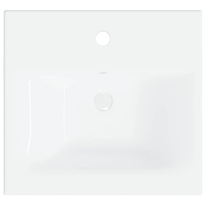 vidaXL Bathroom Furniture Set | White | Engineered wood, Ceramic, Acrylic