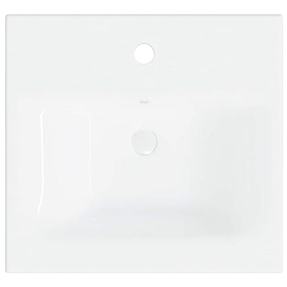 vidaXL Bathroom Furniture Set White Engineered Wood