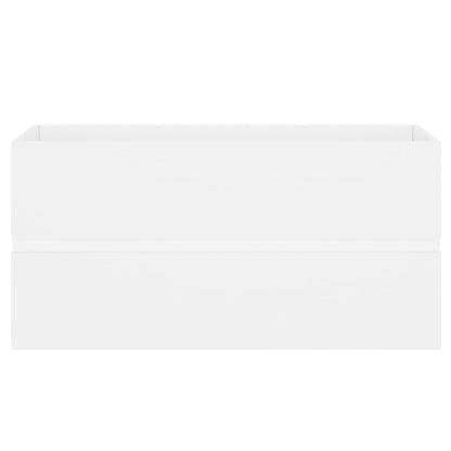 vidaXL Sink Cabinet with Built-in Basin White Engineered Wood