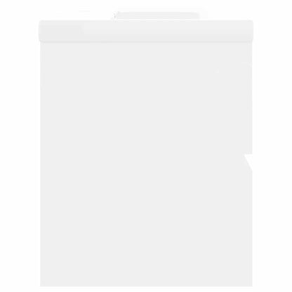 vidaXL Sink Cabinet with Built-in Basin White Engineered Wood