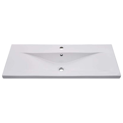 vidaXL Sink Cabinet with Built-in Basin Concrete Grey Engineered Wood