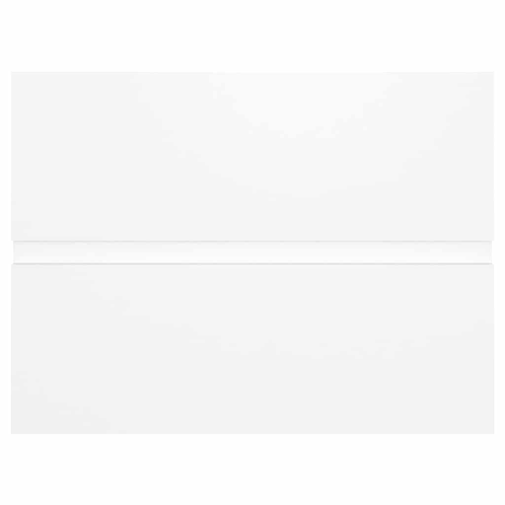 vidaXL Bathroom Furniture Set White Engineered Wood