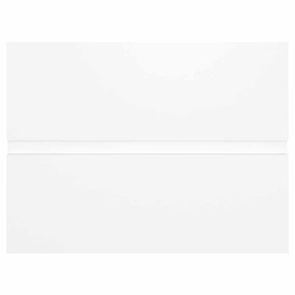 vidaXL Bathroom Furniture Set White Engineered Wood