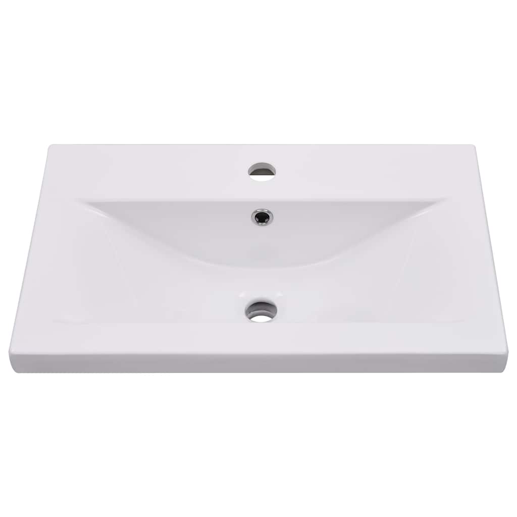 vidaXL Bathroom Furniture Set White Engineered Wood